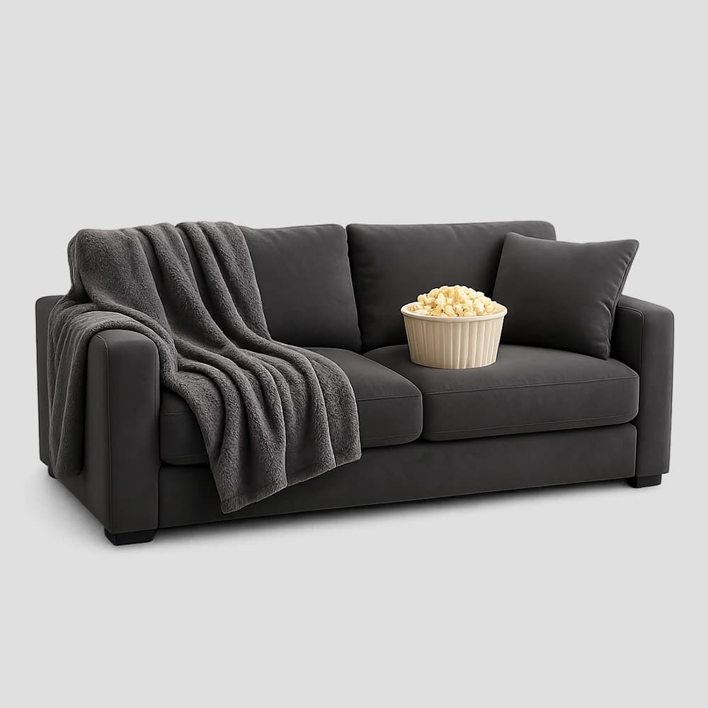 kit cinema em casa com pipoca